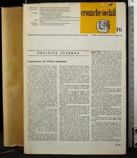 CRONACHE SOCIALI 1947-1951. VOL 2. GLISENTI, ELIA. LUCIANO LANDI.