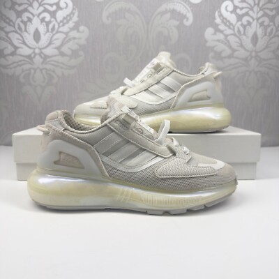 Adidas Originals ZX 5K Boost Damen-Turnschuhe in Weiß Größe 4 (UK)