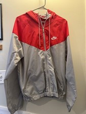 Nike Windbreaker Size XL - Vintage Red And Grey