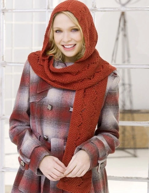 Ladies sales hooded scarf