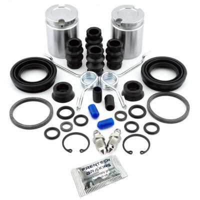 2x Rear Brake Caliper Repair Kits & Pistons For Citroen Berlingo (2008-2016)