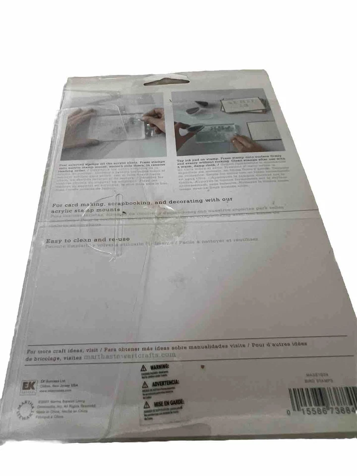 Martha Stewart Set Clear Stamps Assorted Bundle (use on acrylic block) - Image 3 of 4