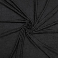 Black Terry Towel Fabric 10 oz 100 Cotton 45" Wide Sold by the Yard