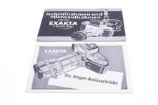   EXAKTA VAREX CAMERA CLOSE-UP, MACRO ORIGINAL INSTRUCTIONS MANUAL GERMAN 139-1