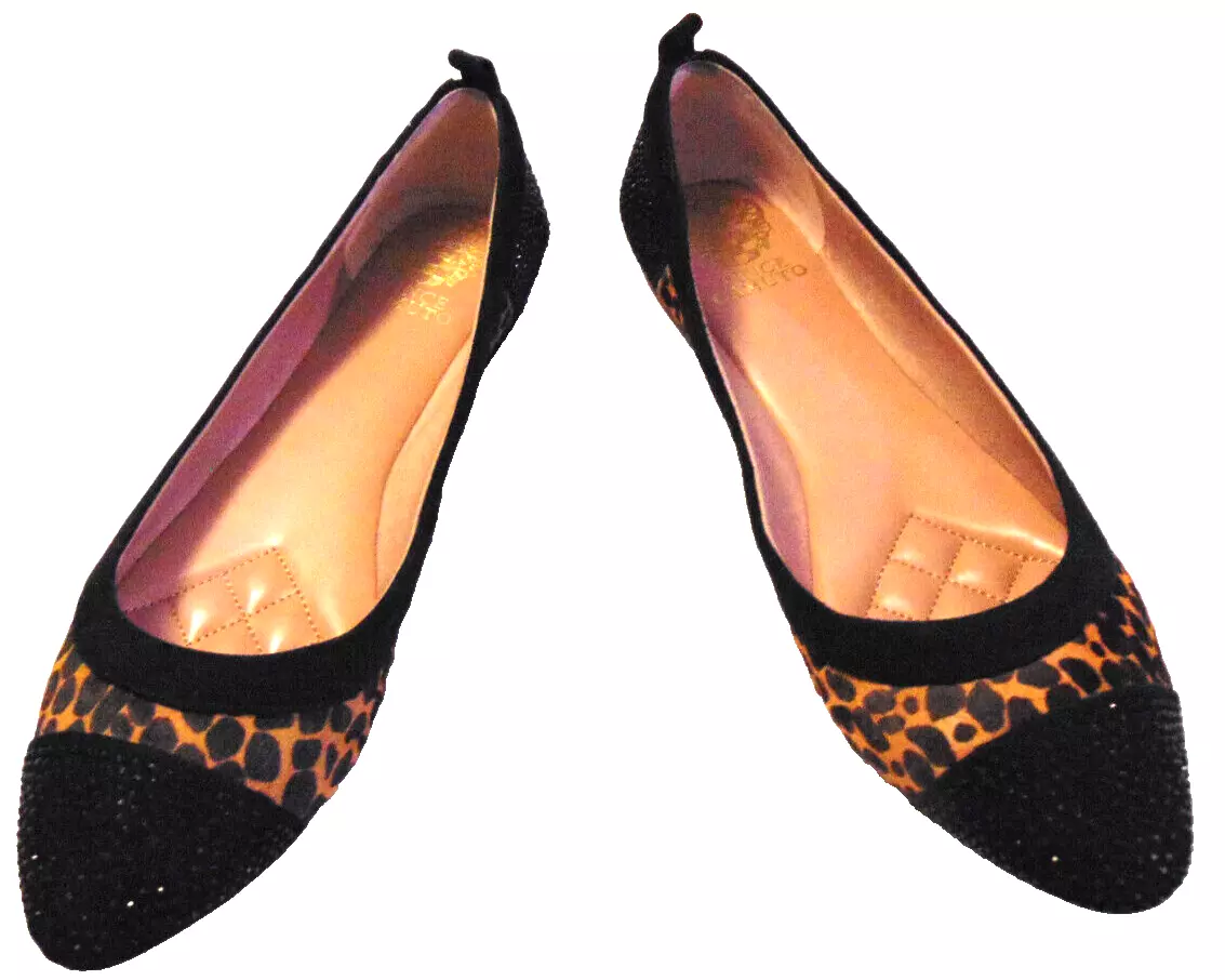Vince camuto shop leopard flats