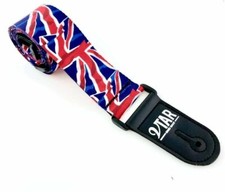 Vtar Vegan UK Made British Union Jack Flag Guitar Strap - Electric Acoustic Bass