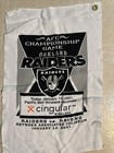 Oakland Raiders 2001 AFC Championship Game Rally Towel White 20” Cingular SGA — photo 2