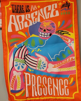 Target Dia de Muertos Reversible Wall Banner 18.5  No Absence Only Presence