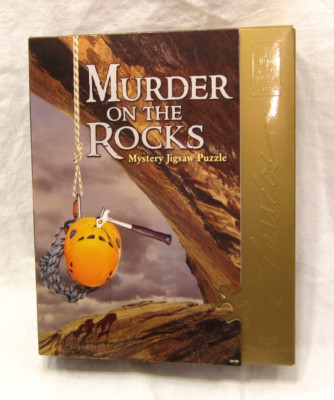 Murder on the Rocks 2015 Bepuzzled Classics Mystery Jigsaw Puzzle 1000 pcs. NEW