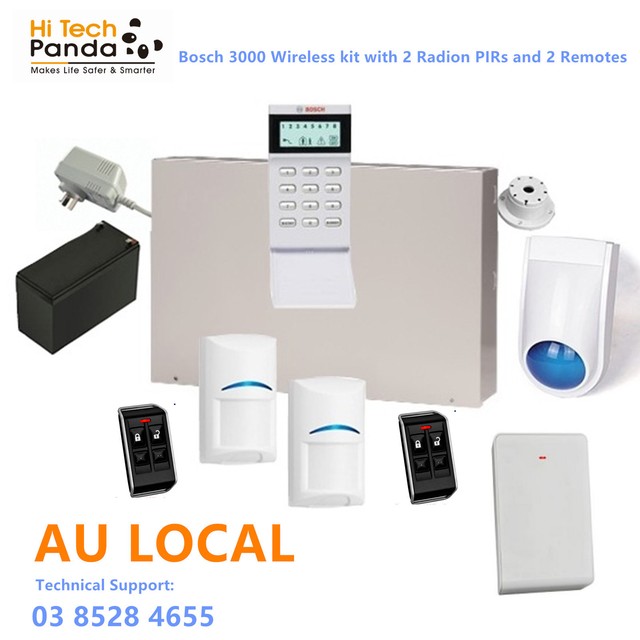 Bosch Alarm Solution 3000 Kit 16 Zone System With 3 Standard Pirs AU