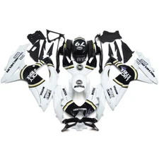 White Black Fairing Kit Fit for 2008-2010 09 GSXR600/750 Motorcycle Cover Parts