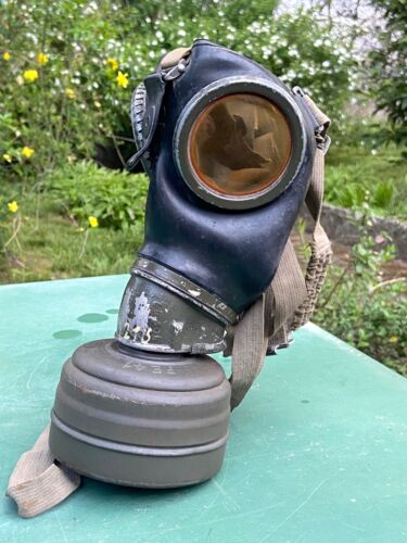Antigas mask Tedesca ww2 Wehrmacht gas mask gbv42 size 2 WW 1945 - Picture 1 of 12