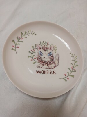 WachiField Dayan and Marcy White Cat Bowl Japan