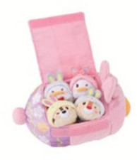 Disney TSUM TSUM 2015 Huevo de Pascua Donald Daisy Chip Dale Peluche Juguete y Bolsa Set
