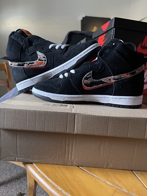 Sabotage Surplus “Tiger Fury Saftey Orange” SBTG X DUNK HIGH SZ DS RARE  🔥🔥