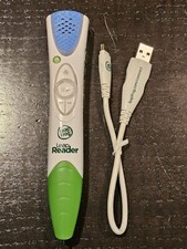 LeapFrog Leap Tag Reader Green Stylus Pen 21301 Lot with Books Short Long Vowels