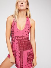 NEW Free People Country Nights Embellished Slip dress size Extra Small MSRP $128