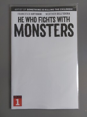 HE WHO FIGHTS WITH MONSTERS #1 COVER E BLANK SKETCH COVER (ABLAZE 2021) COMIC