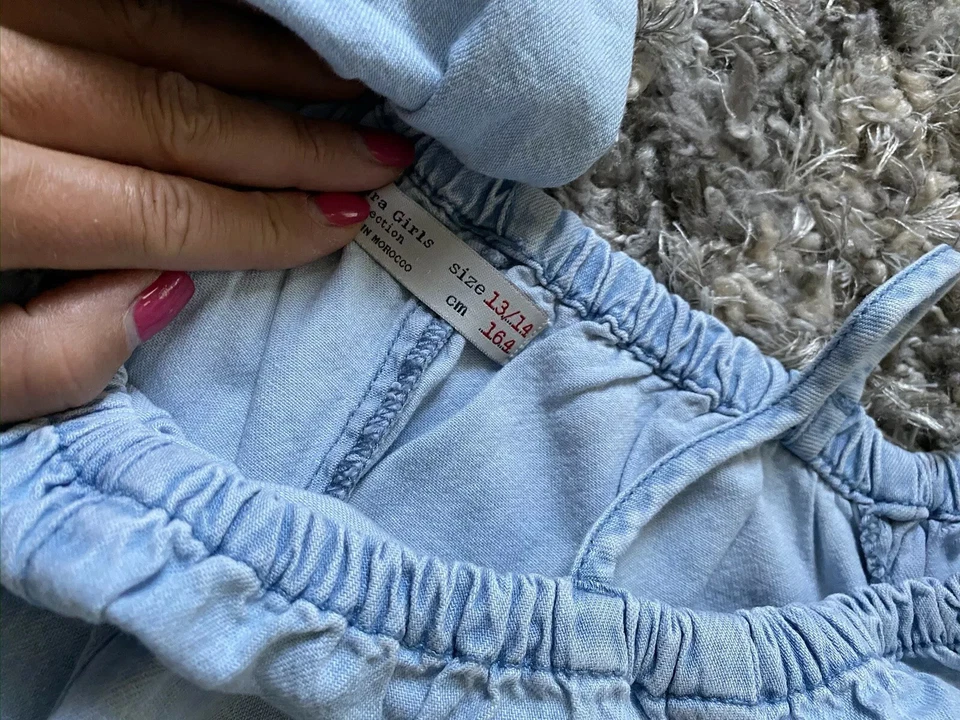 Лот девочек платье джемпер Zara Bebe винтажный Гавана размер 13-4 - Изображение 3 из 4