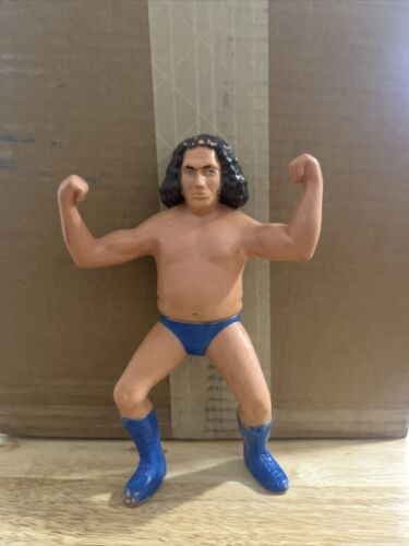 LJN WWF Andre The Giant Long Hair Titan Vintage 19...