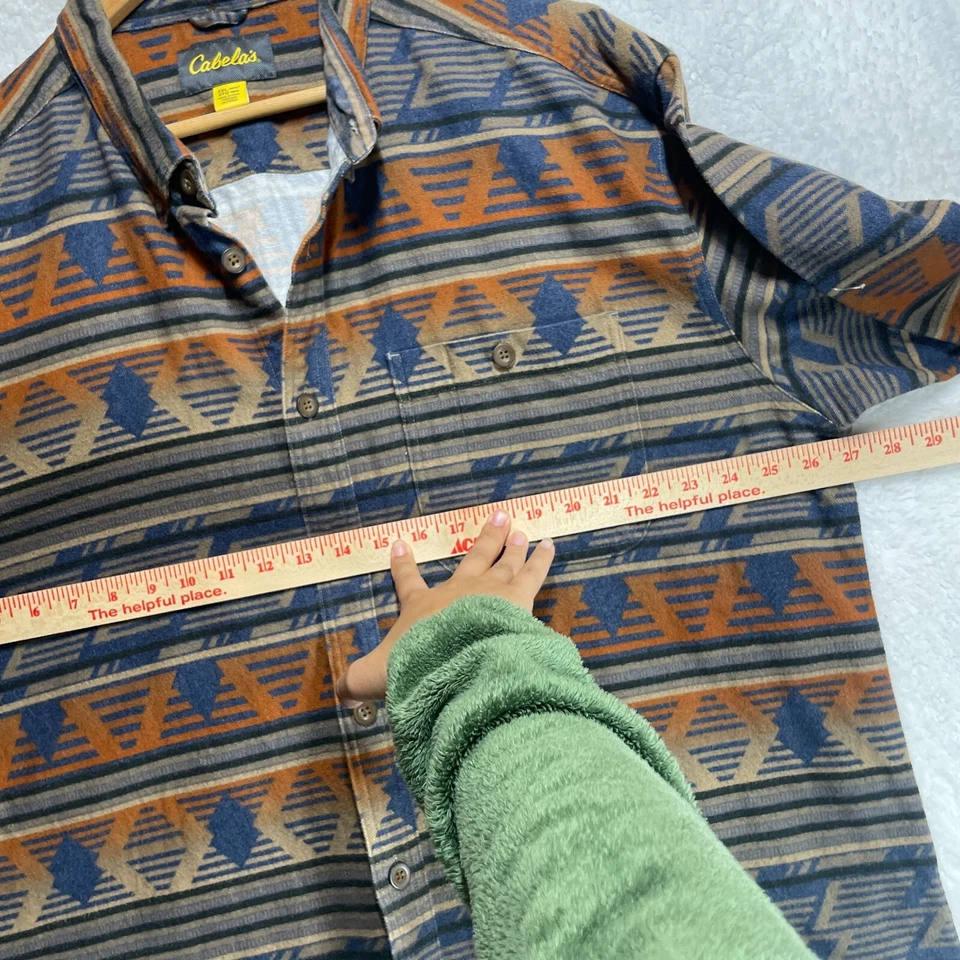 Gola masculina de lã e algodão bolso regular Southwestern 2XL Cabela's - Imagem 4 de 4