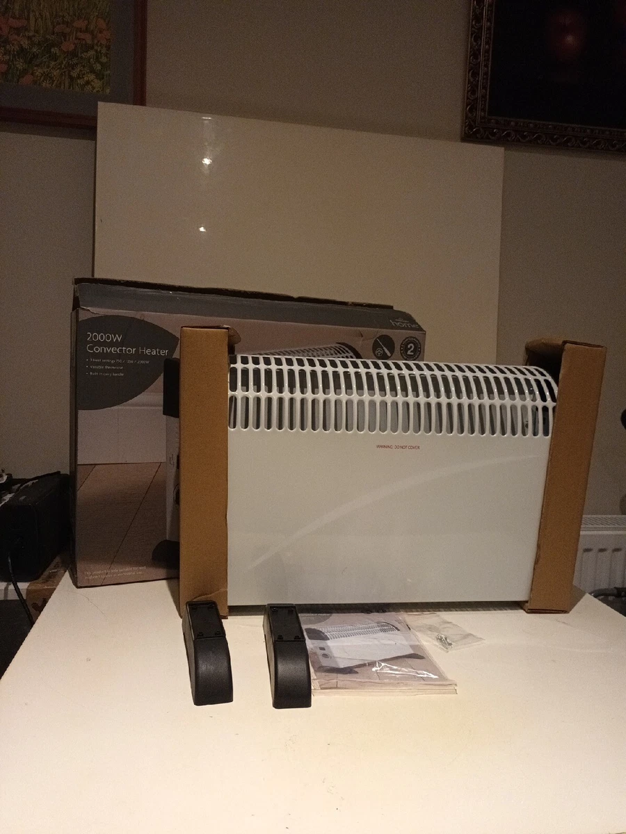 Morrisons 2000W convector Heater Variable Thermostat 3 Heat Settings New |  eBay