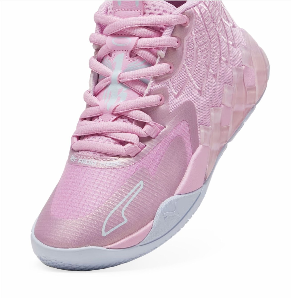 PUMA Sneaker Women's Pink Lamelo Ball MB.01 Iridescent GS