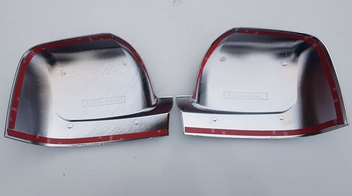 Vauxhall Opel Vivaro 2014-2019 bright chrome mirror covers backs caps X82 pair - Picture 6 of 8