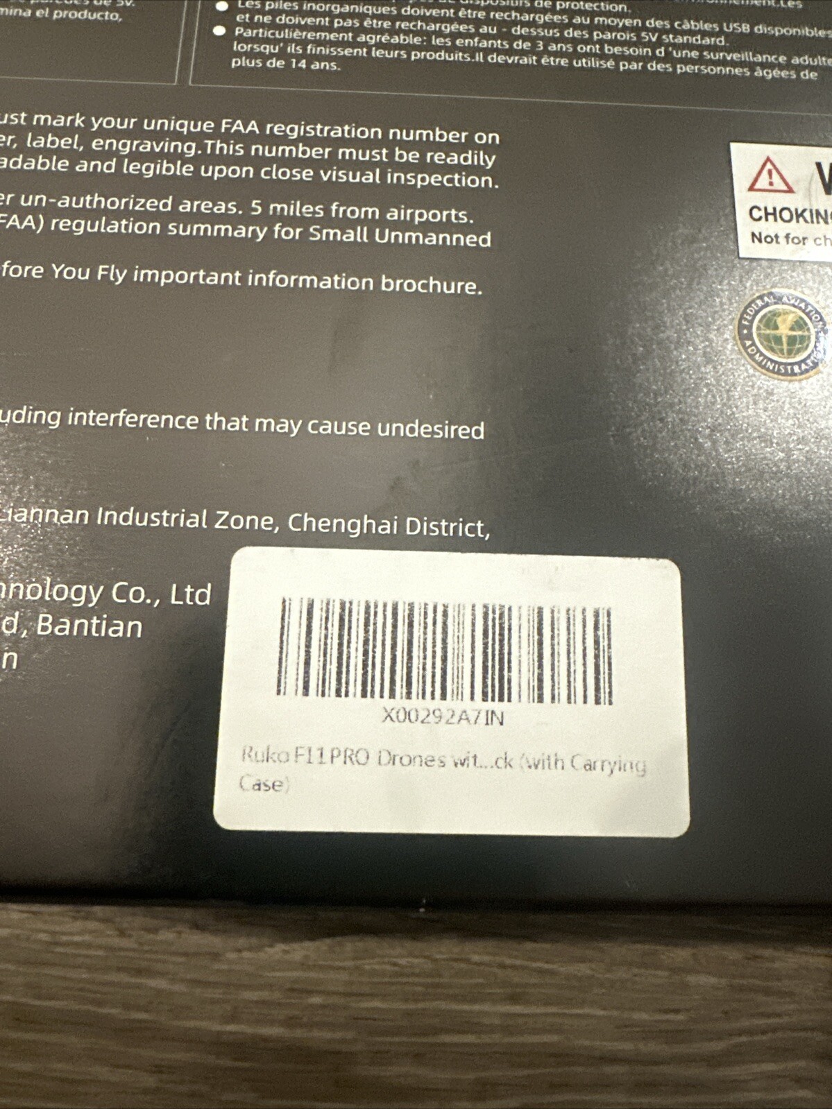 Ruko F11PRO Drone 4K Quadcopter With Carrying Case Brand New