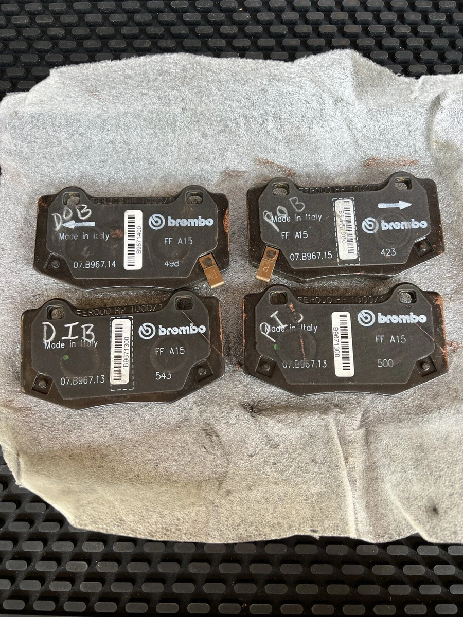 2016 Z51 Corvette Brembo 07B96713 rear brake pads - used 07.B967  