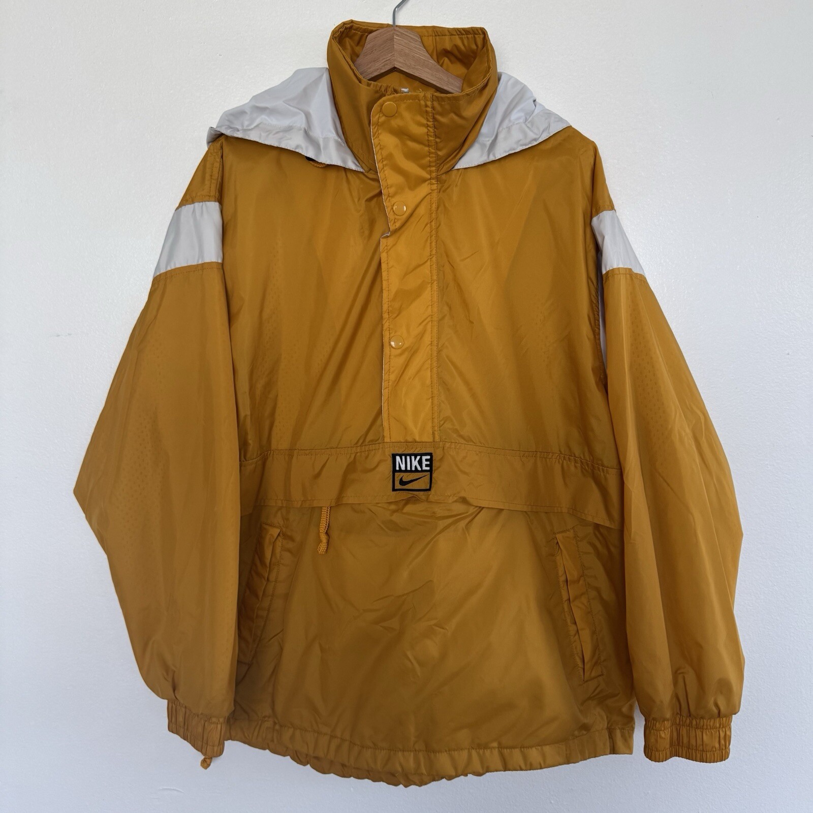 SACAI X NIKE Giacca a vento pullover vintage Y2K Nike uomo media Anorak Swoosh etichetta bianca
