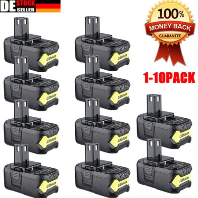 Für Ryobi 20PACK ONE& Plus P108 Lithium Akku 18V 5,5Ah RB18L50 P104 RB18L40 P107