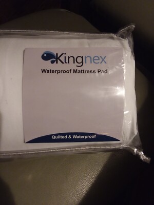 Kingnex Waterproof Quilted Split Top King Mattress Protector Pad