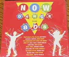 VARIOUS ARTISTS "NOW DANCE THE 80S" BRAND NEW ORIGINAL 2023 UK 4CD ALBUM IMPORT