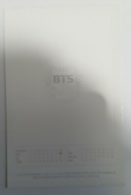 BTS 2014 LIVE TRILOGY THE RED BULLET Official Photo Card (SUGA) | eBay