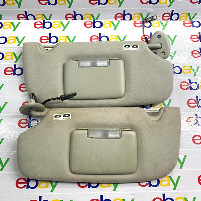 2003 - 2007 Buick Rainier Sun Visors Set Pair Driver Passenger OEM 04 05 06