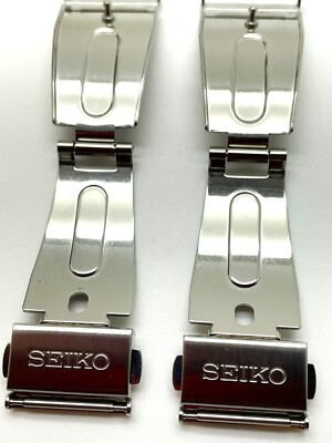 パーツ SEIKO NEW WATCH PARTS SEIKO 18MM MEN'S WATCH BUCKLE STAINLESS STEEL WITH