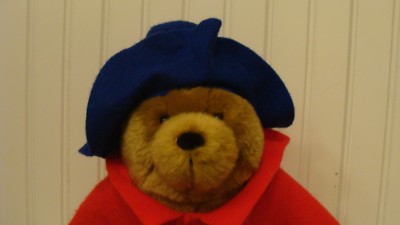 Paddington Bear Augusta Du Bay 2008 Plush Stuffed Teddy Bear Blue