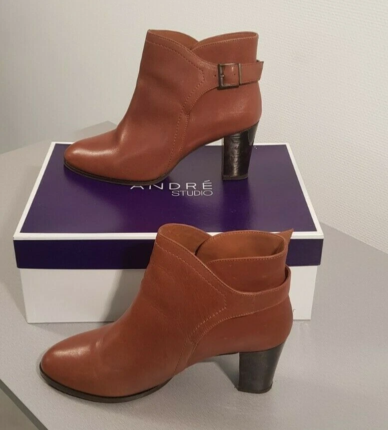 Botte andre femme cuir new arrivals