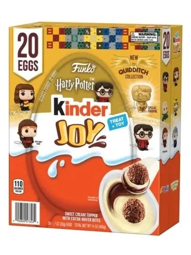 Funko Harry Potter Kinder Joy 20 Eggs – Quidditch Collection