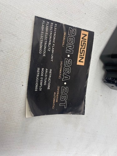 Nissin 26T Camera Flash Unit With Instructions - Picture 7 of 7