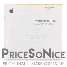 Mac OS X 10.4 Tiger Operating System Upgrade from 10.3, OEM CPU Drop In Kit. App