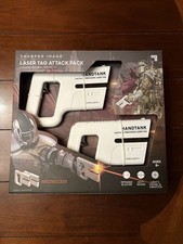 Sharper Image Laser Tag Attack Pack 2-Player Tactical Precision Handtank