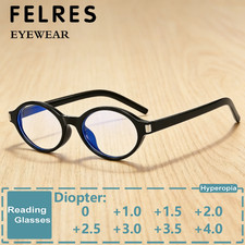 Classic Oval Anti Blue Light Reading Glasses Women Full Frame Readers Glasses