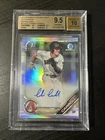 CORBIN CARROLL 2019 Bowman Chrome Refractor 1st RC Auto /499 BGS 9.5/10