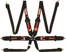 Racequip 854004 Racing Harness Fia 8853-2016 Certified Black 6-point Camlock Sty Racequip 854004 Racing Harness Fia 8853-2016 Certified Black 6-point Camlock Sty