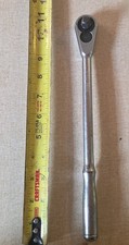 Vintage Craftsman 38 Long Handle Qr Usa -vj- 44833 Polished Ratchet Vintage Craftsman 38 Long Handle Qr Usa -vj- 44833 Polished Ratchet