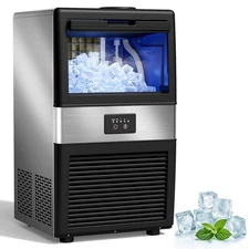 90 Lbs/24H Commercial Ice Maker, Ice Making Machine with 36 Ice Cubes