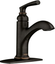 Moen 84535 Hilliard 1.2 GPM 1 Hole Bathroom Faucet - Bronze