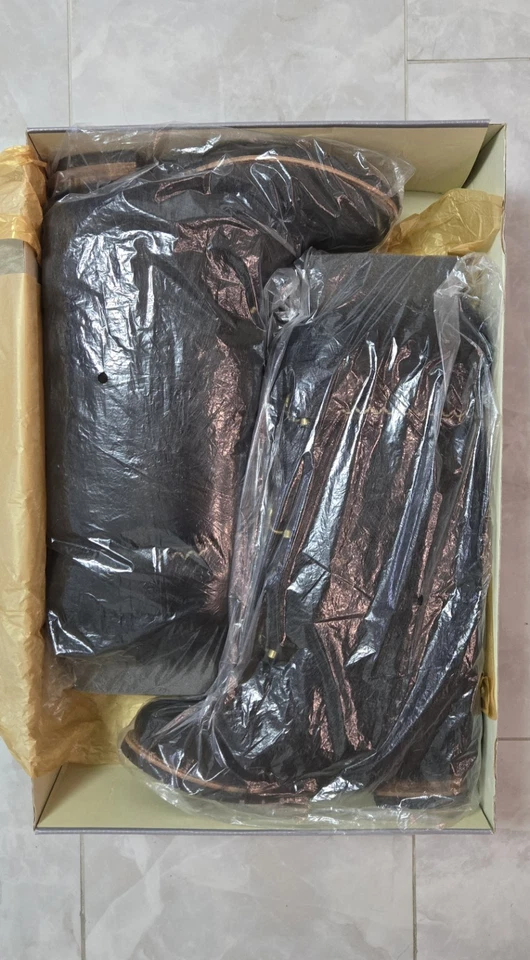 Замшевые сапоги из телячьего меха Aerin Madiran - Изображение 4 из 4